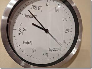 A geeky clock