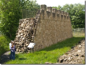 A big barrier (Hadrian's wall?)