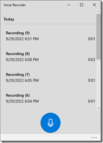 Voice Recorder's beautiful UI